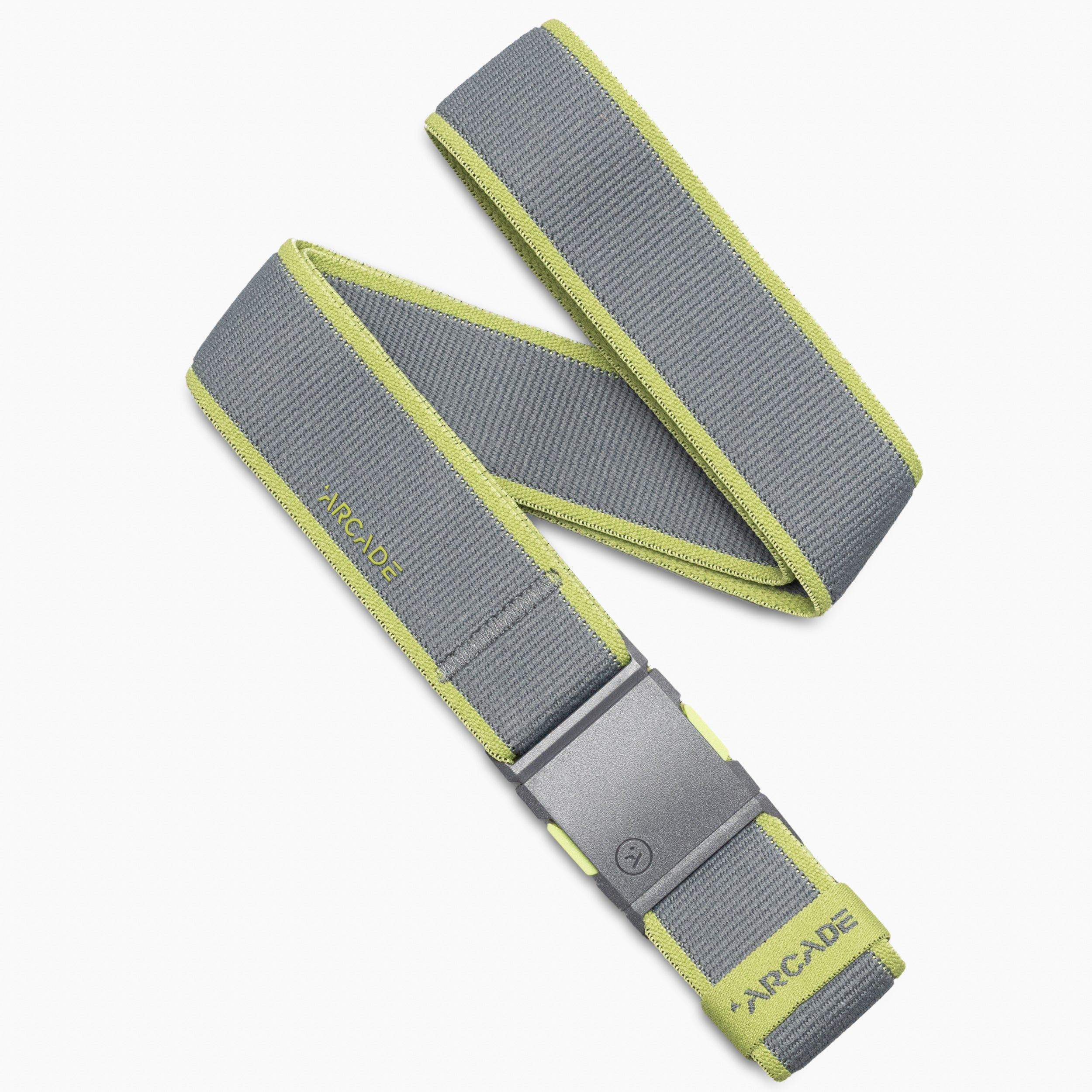 Arcade Carto Belt in Shadow/Clover — full belt with buckle